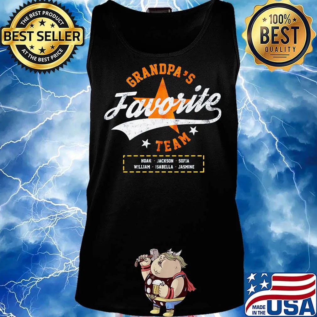 Grandpa's favorite houston astros team stars s Tank top