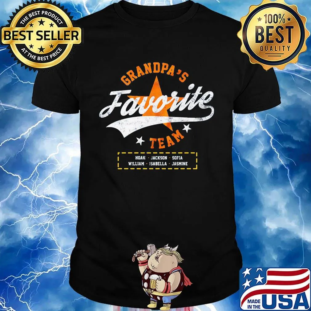 Grandpa's favorite houston astros team stars shirt