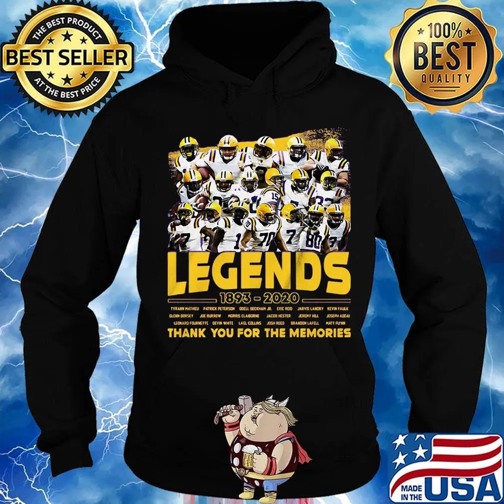Green bay packers legends 1893 2020 thank you for the memories s Hoodie