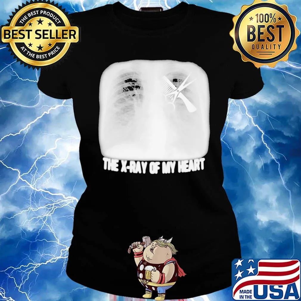 Hairstyle the x-ray of my heart s Ladies tee