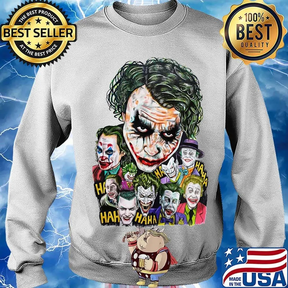 Halloween joker characters art s Sweater