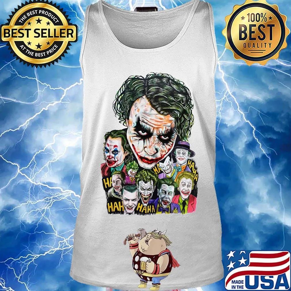 Halloween joker characters art s Tank top