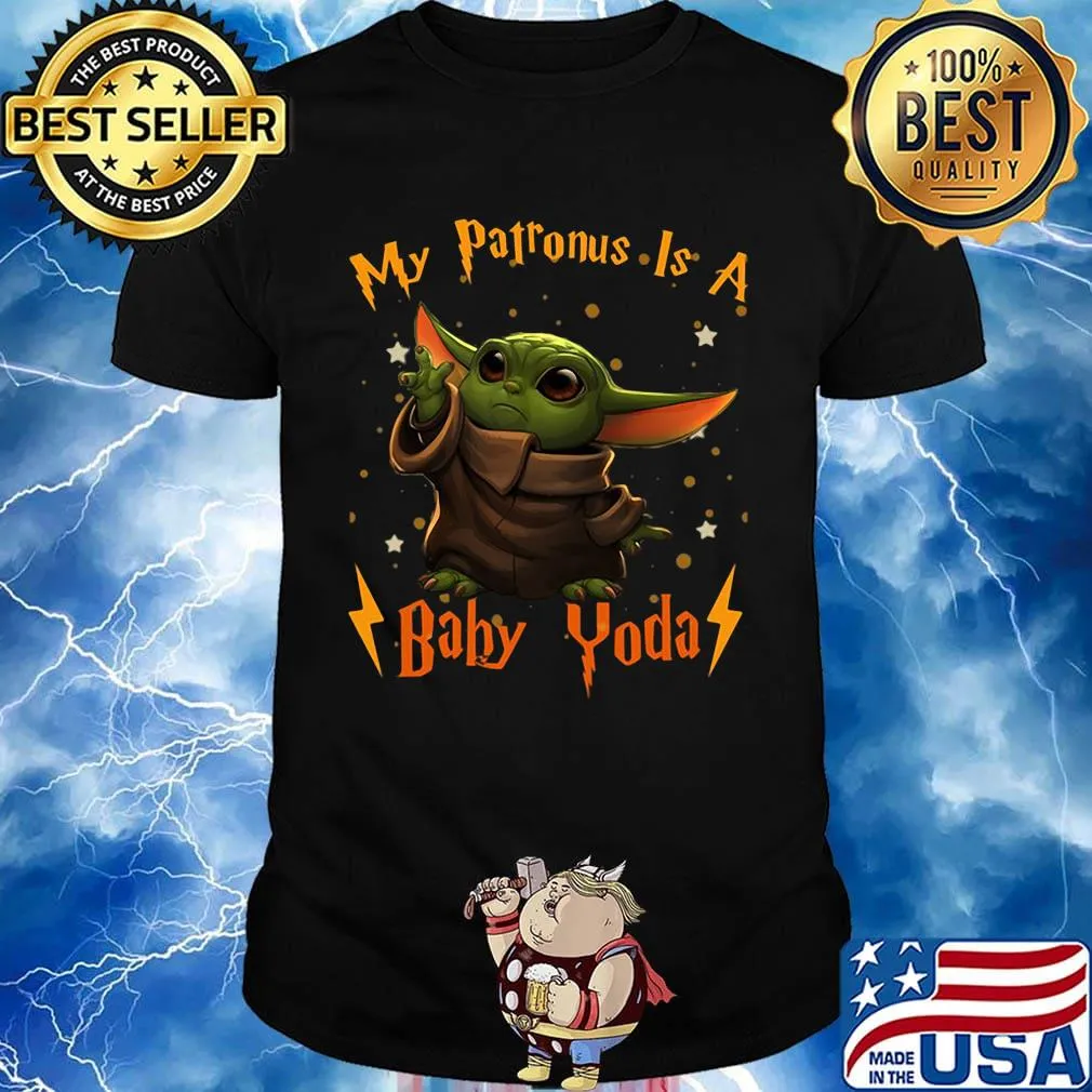 Harry potter my patronus is a baby yoda stars shirt