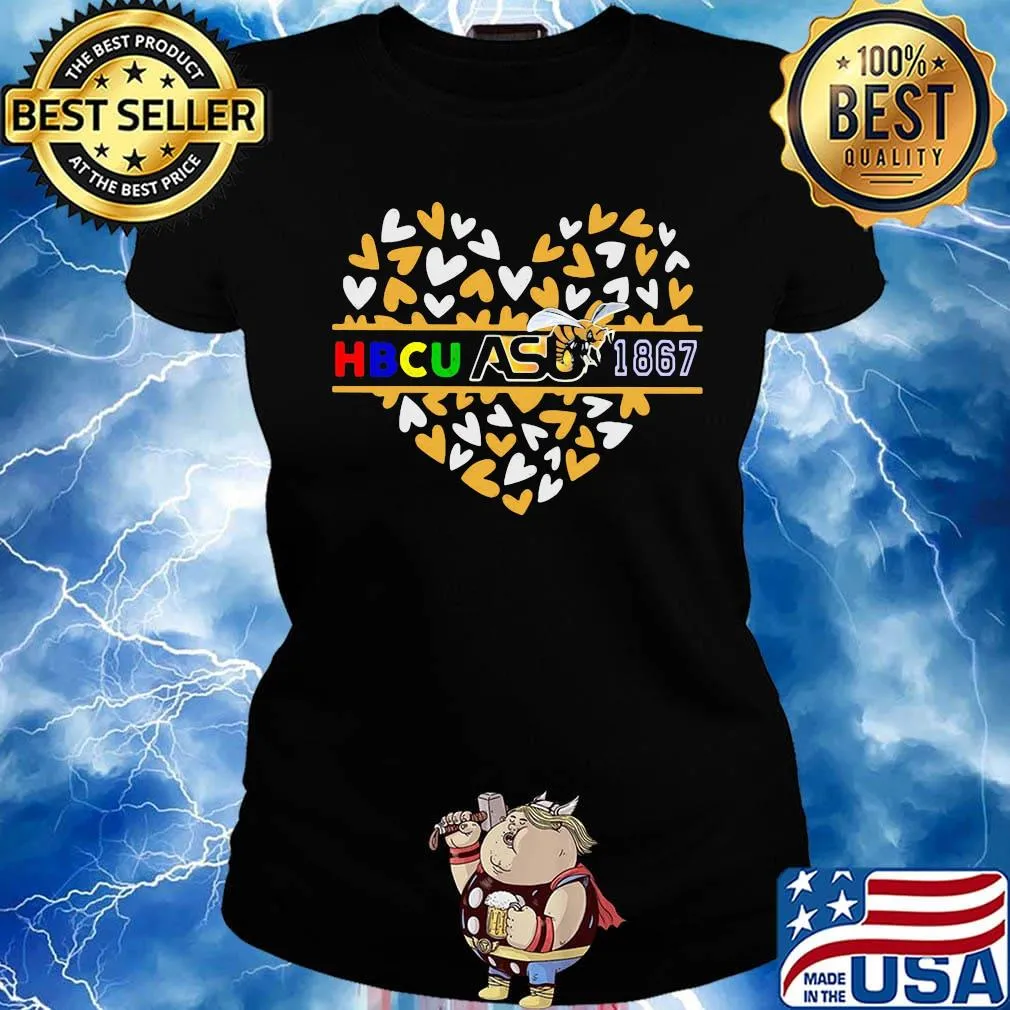 Hbcu alabama state athletics 1867 hearts s Ladies tee