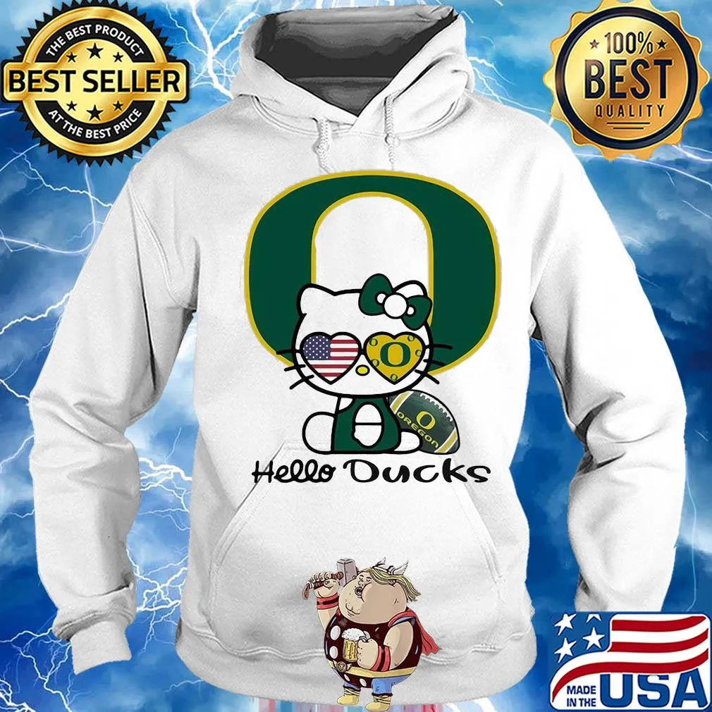 Hello kitty oregon ducks football hello ducks s Hoodie