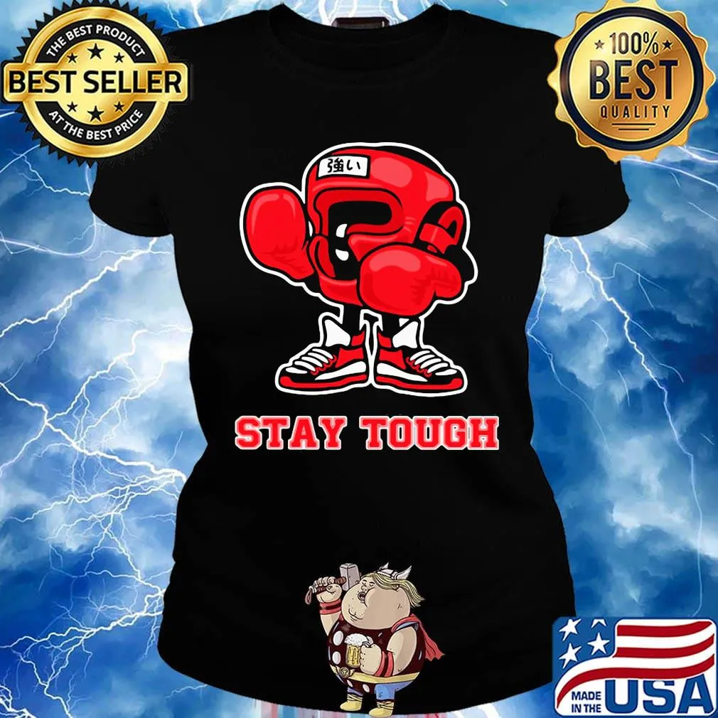 Helmet boxing safe stay touch s Ladies tee