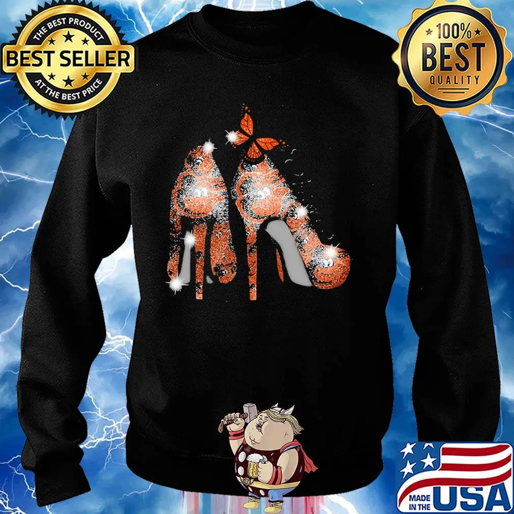 High heels butterfly baltimore orioles diamond s Sweater