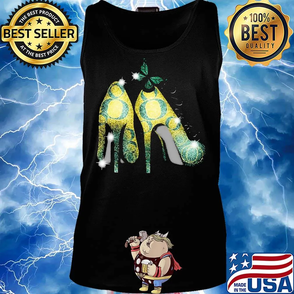 High heels butterfly oregon ducks diamond s Tank top