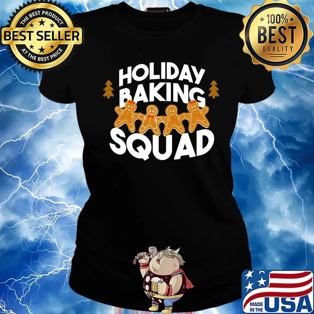 Holiday baking squad funny christmas cookie s Ladies tee