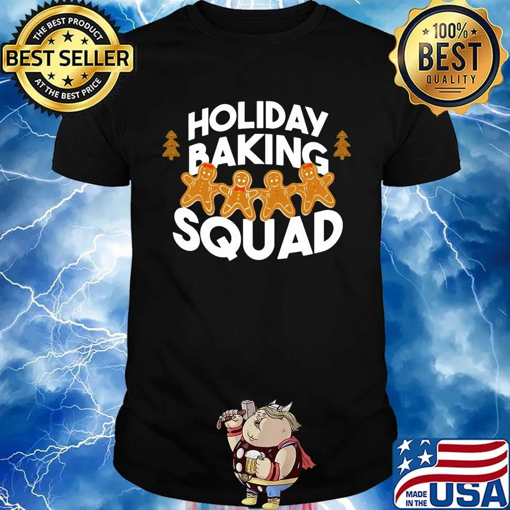 Holiday baking squad funny christmas cookie shirt