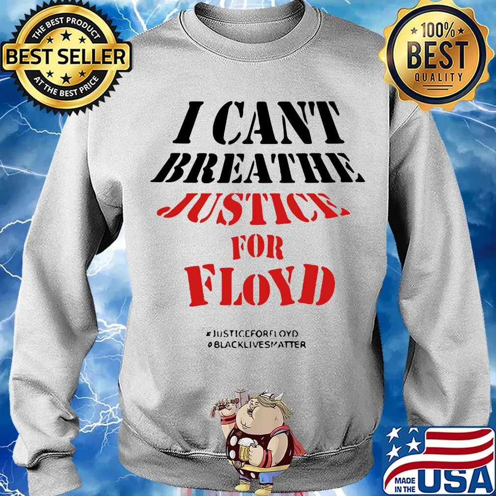 I can't breathe justice for george floyd black lives matter line s Sweater