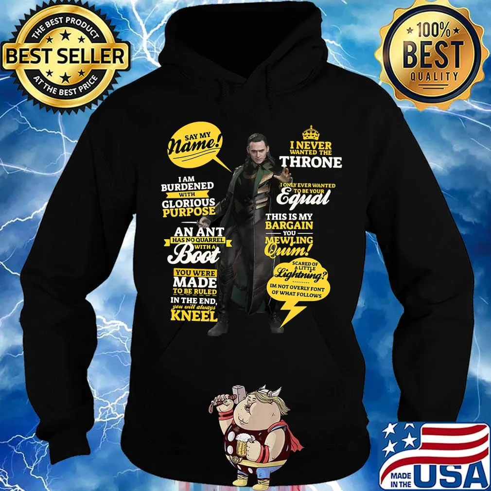 I never wanted the throne say my name i am burdened with glorious purpose an ant has no quarrel with a boot s Hoodie