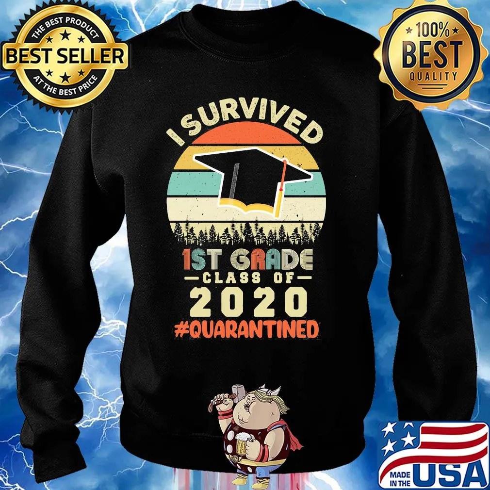 I survived 1st grade class of 2020 quarantined vintage s Sweater