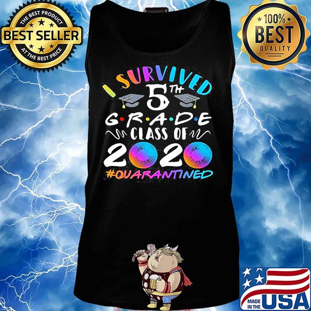 I survived 5th grade class of 2020 bubble virus corona quarantined s Tank top