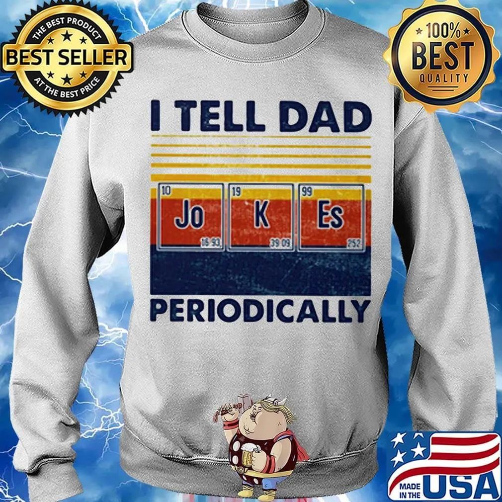 I tell dad periodically Jo K Es vintage retro s Sweater