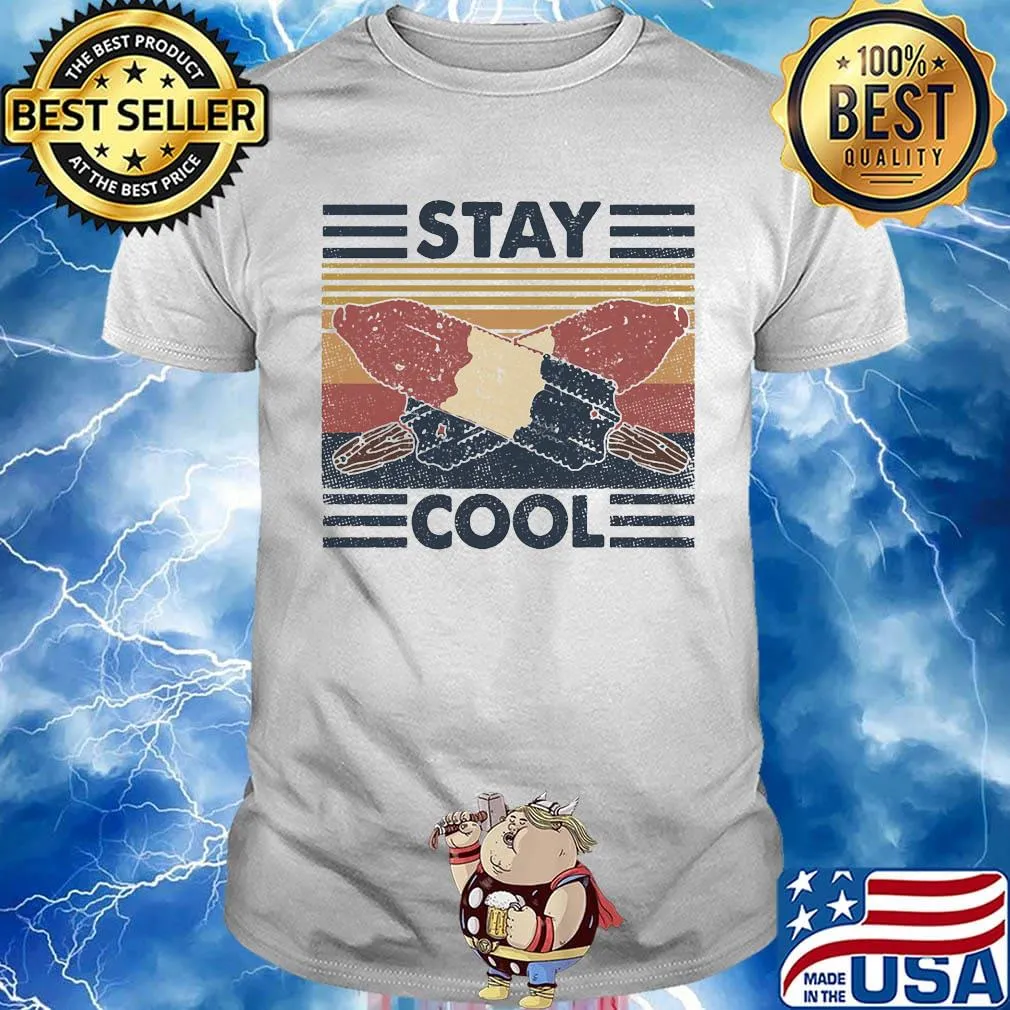 Ice pop stay cool vintage retro shirt