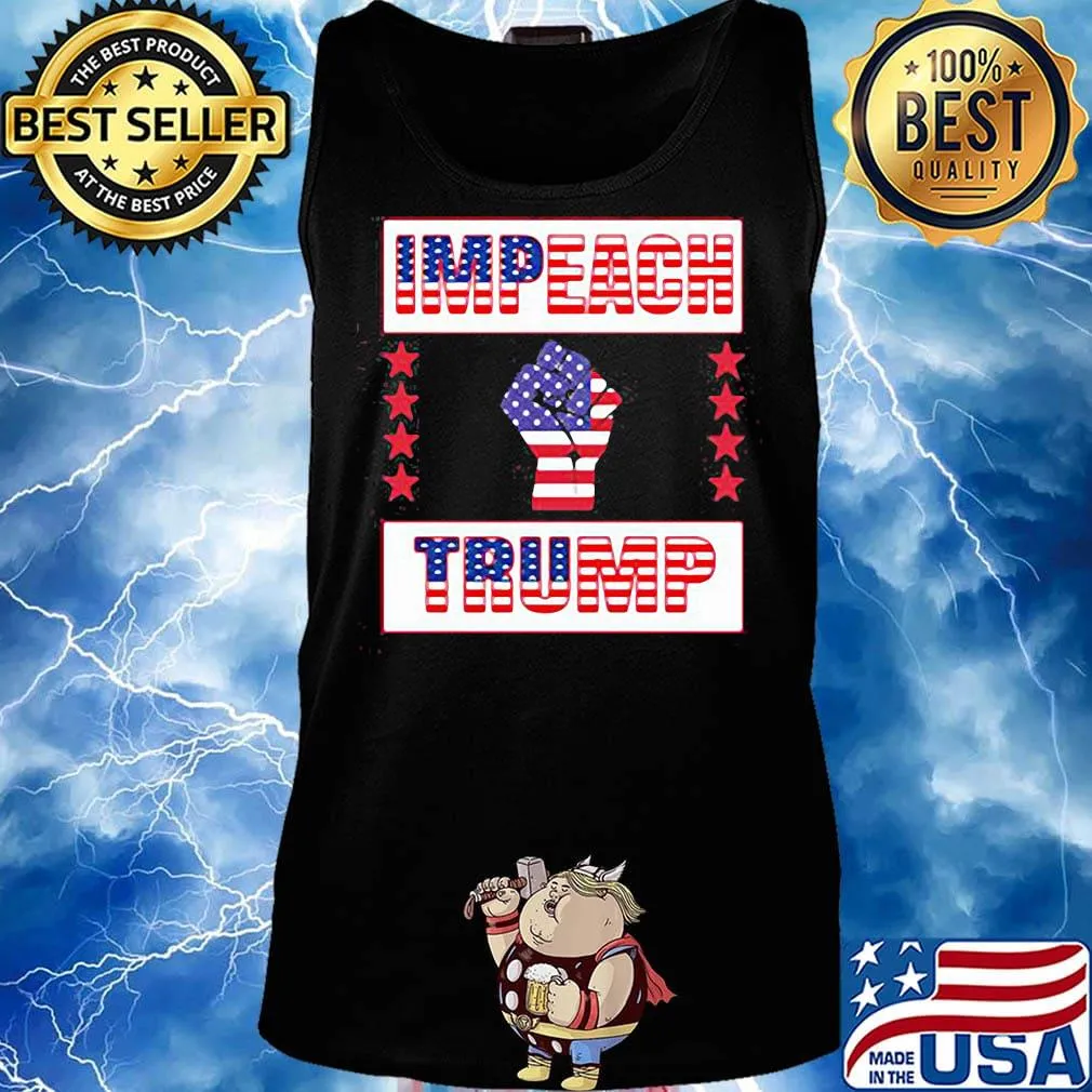 Impeach trump american flag independence day black lives matter s Tank top