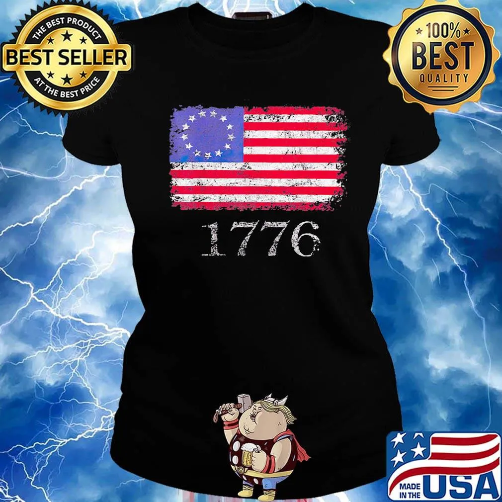 Independence day flag 1776 s Ladies tee