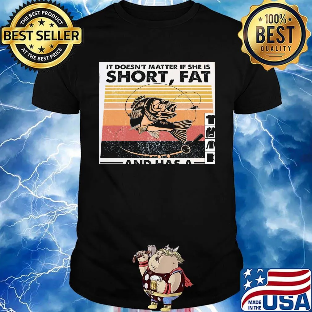 It doesn't matter if she is short fat and has a vintage retro shirt