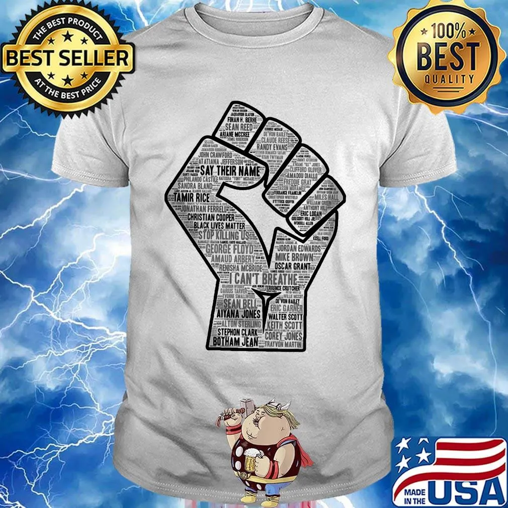 Juneteenth fist black lives matter shirt