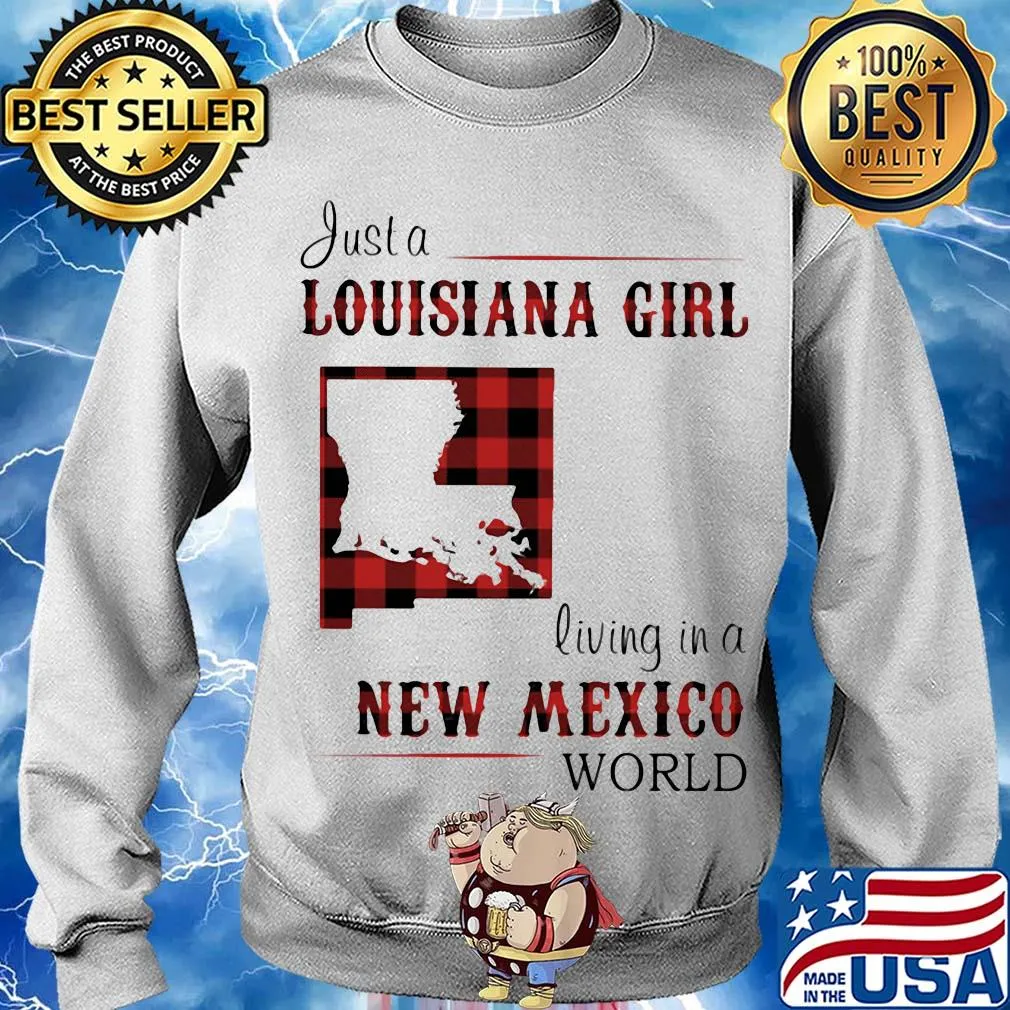 Just a louisiana girl living in a new mexico world map s Sweater