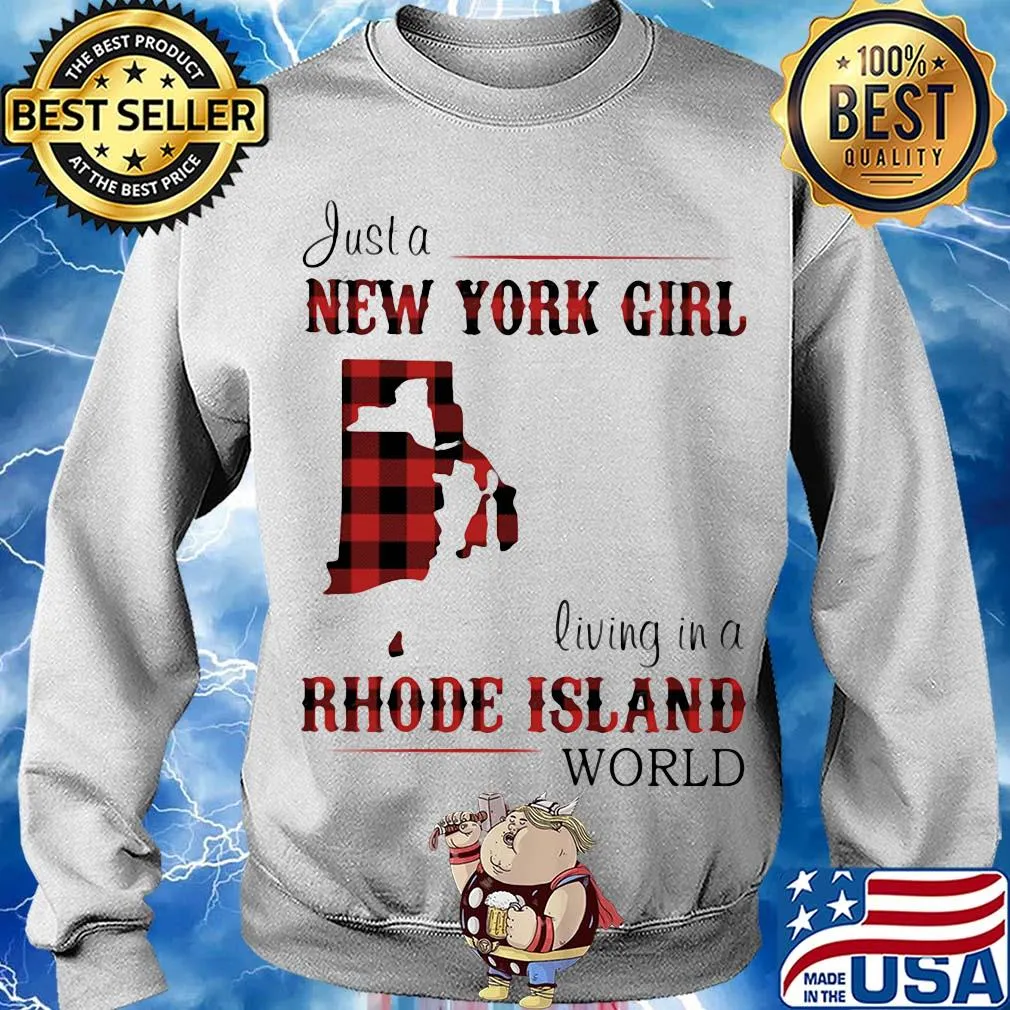 Just a new york girl living in a rhode island world map s Sweater