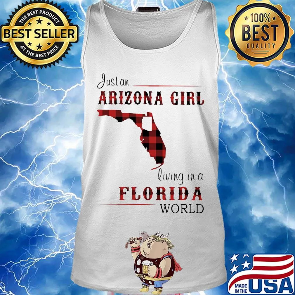 Just an alabama girl living in a florida world map s Tank top