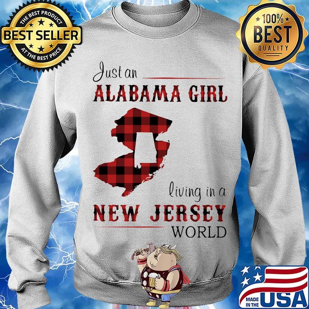 Just an alabama girl living in a new jersey world map s Sweater