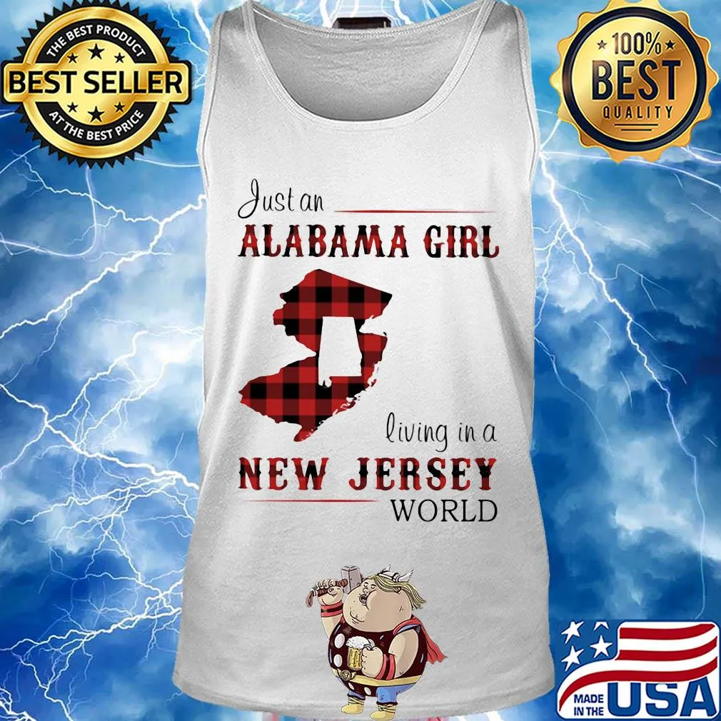 Just an alabama girl living in a new jersey world map s Tank top