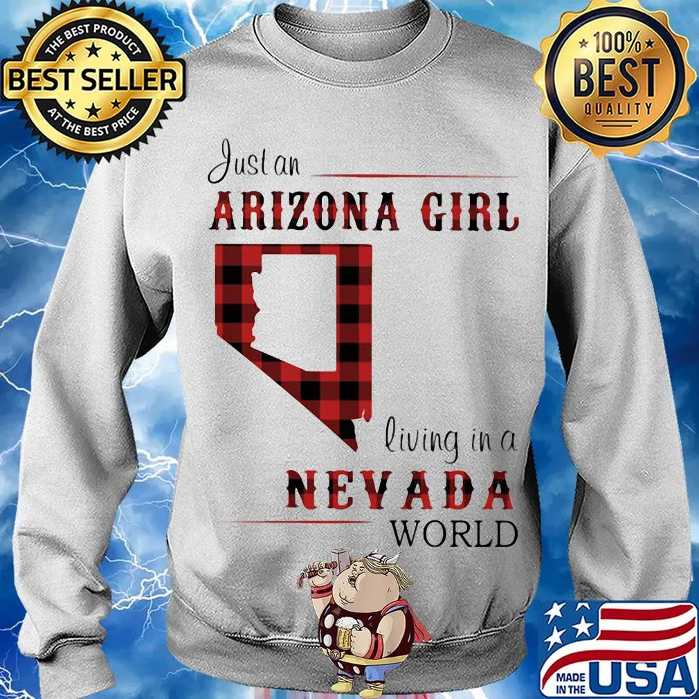 Just an arizona girl living in a nevada world map s Sweater