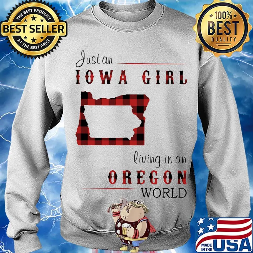 Just an iowa girl living in an oregon world map s Sweater