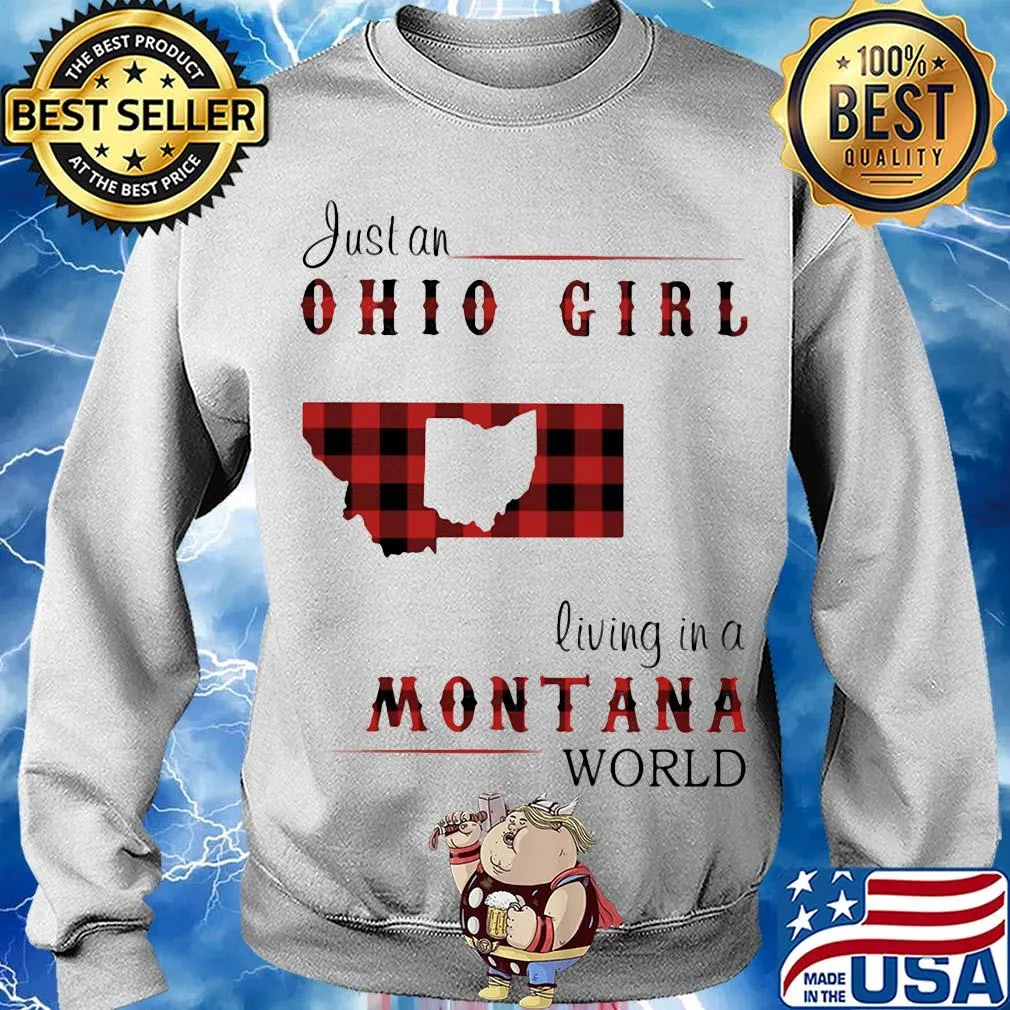 Just an ohio girl living in a montana world map s Sweater
