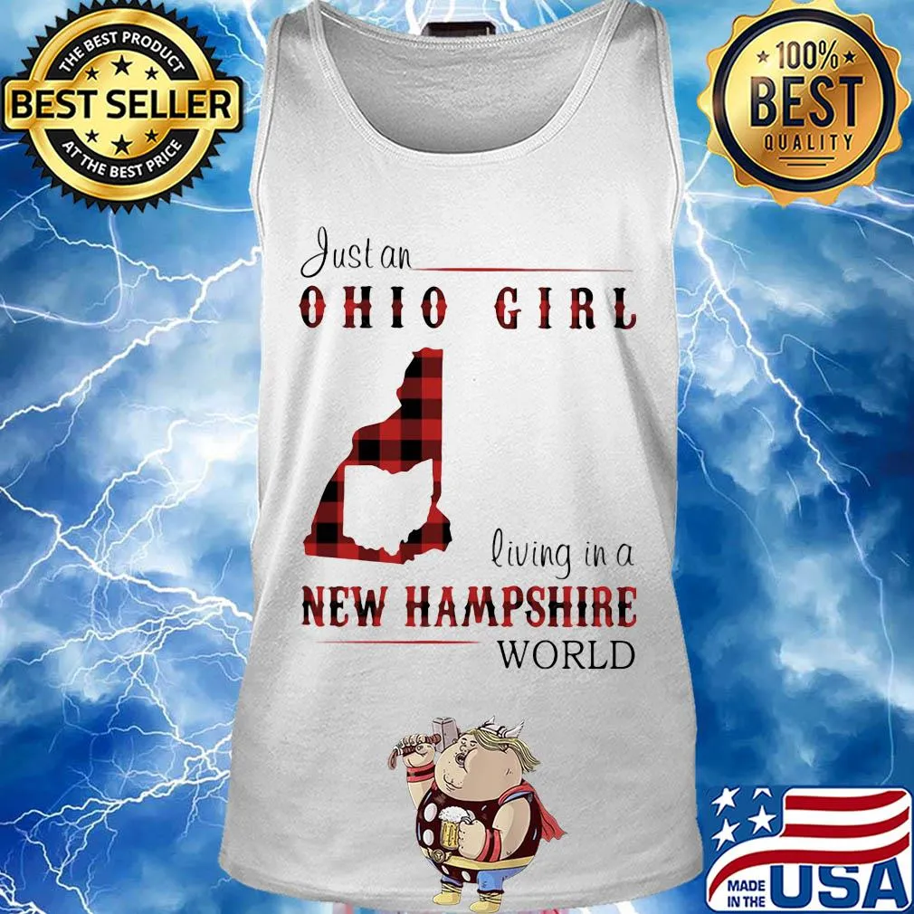 Just an ohio girl living in a new hampshire world map s Tank top
