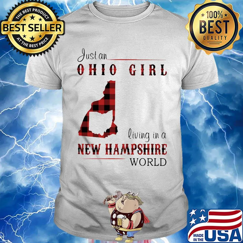 Just an ohio girl living in a new hampshire world map shirt