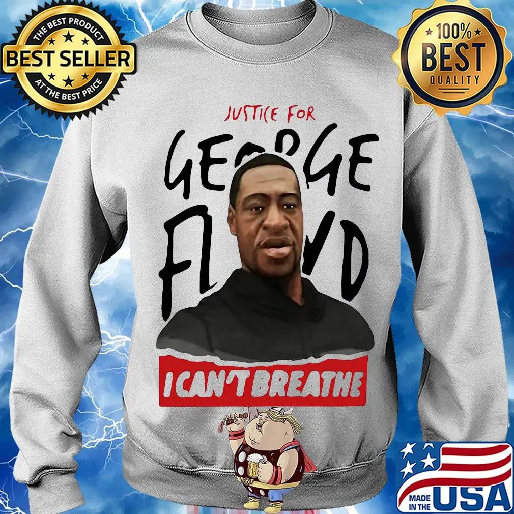 Justice for george floyd I can't breathe art s Sweater