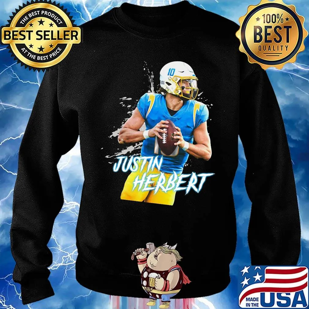 Justin herbert 10 los angeles football s Sweater