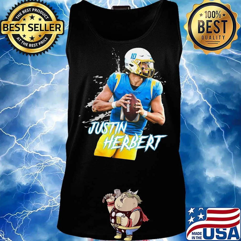 Justin herbert 10 los angeles football s Tank top