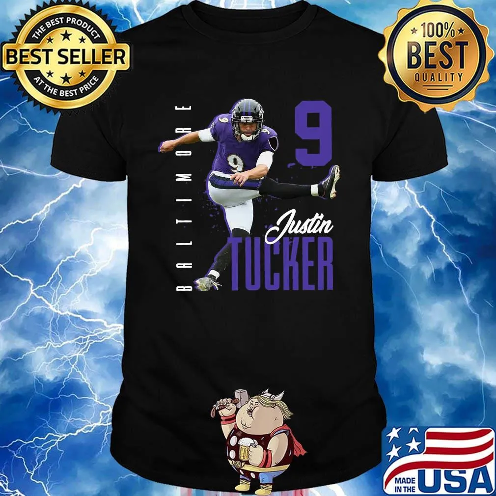 Justin tucker 9 baltimore ravens football shirt