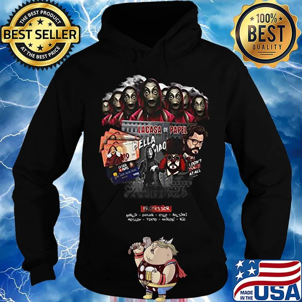 Lacasa de papel bella ciao processor s Hoodie