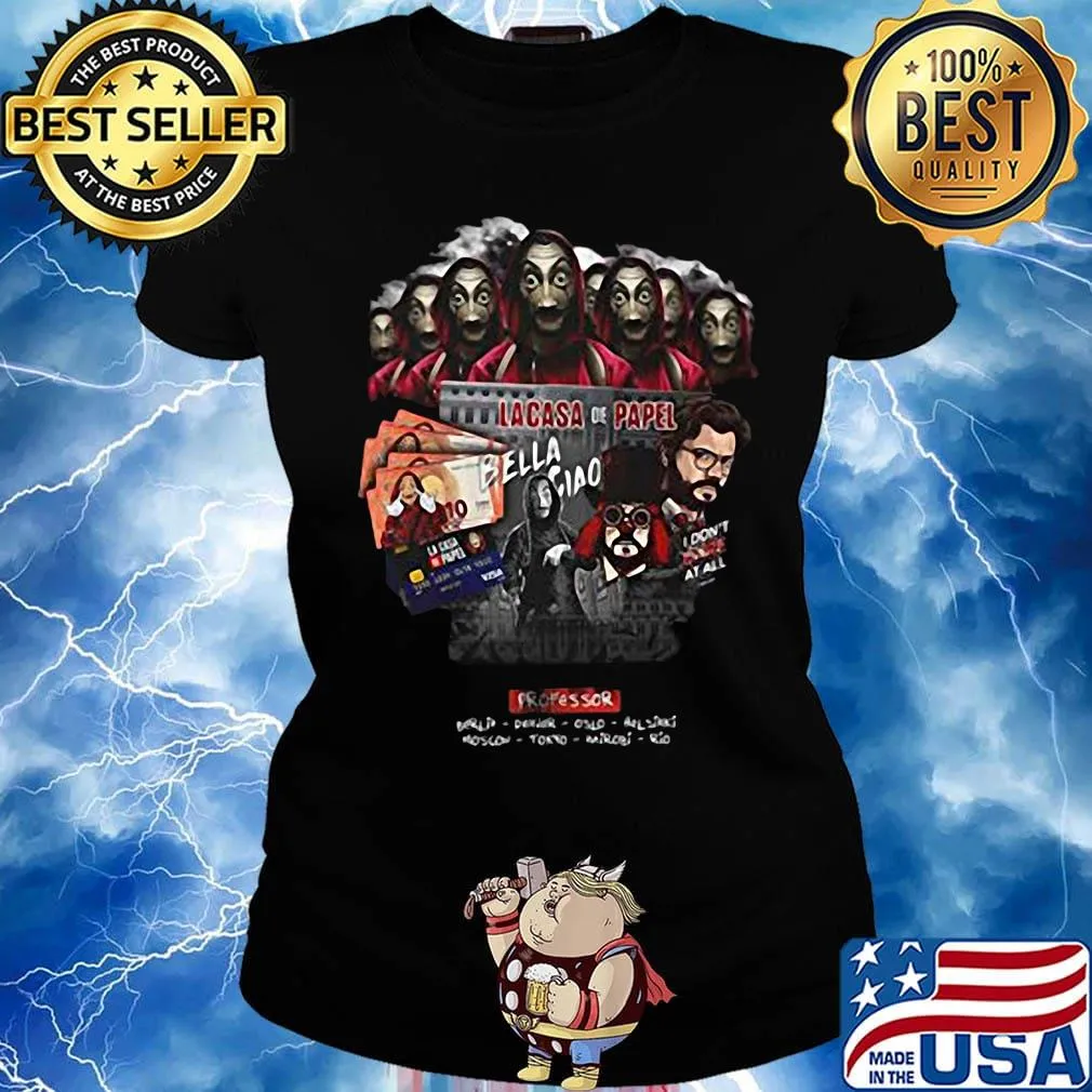 Lacasa de papel bella ciao processor s Ladies tee