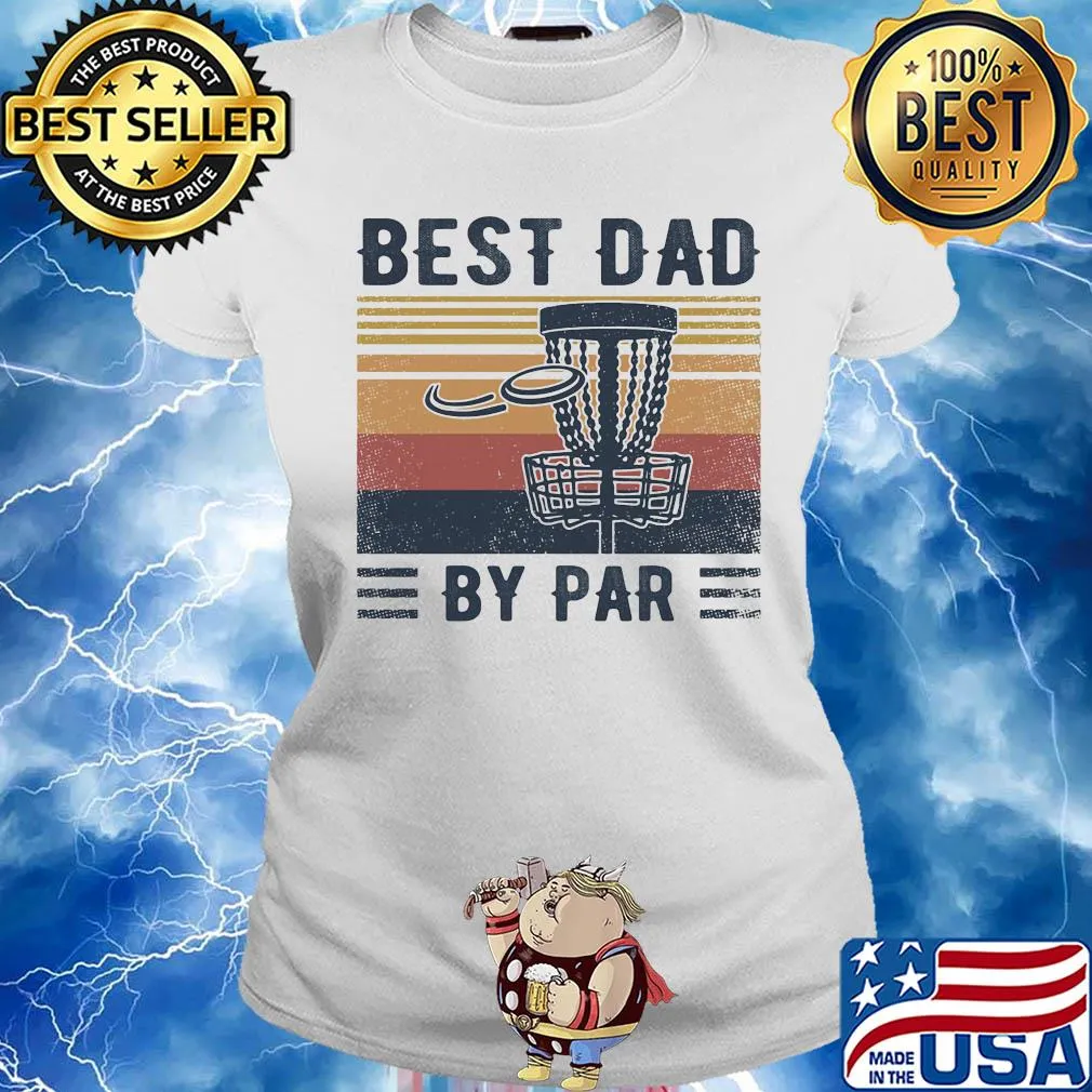 Lacrosse best dad by par happy father's day vintage retro s Ladies tee