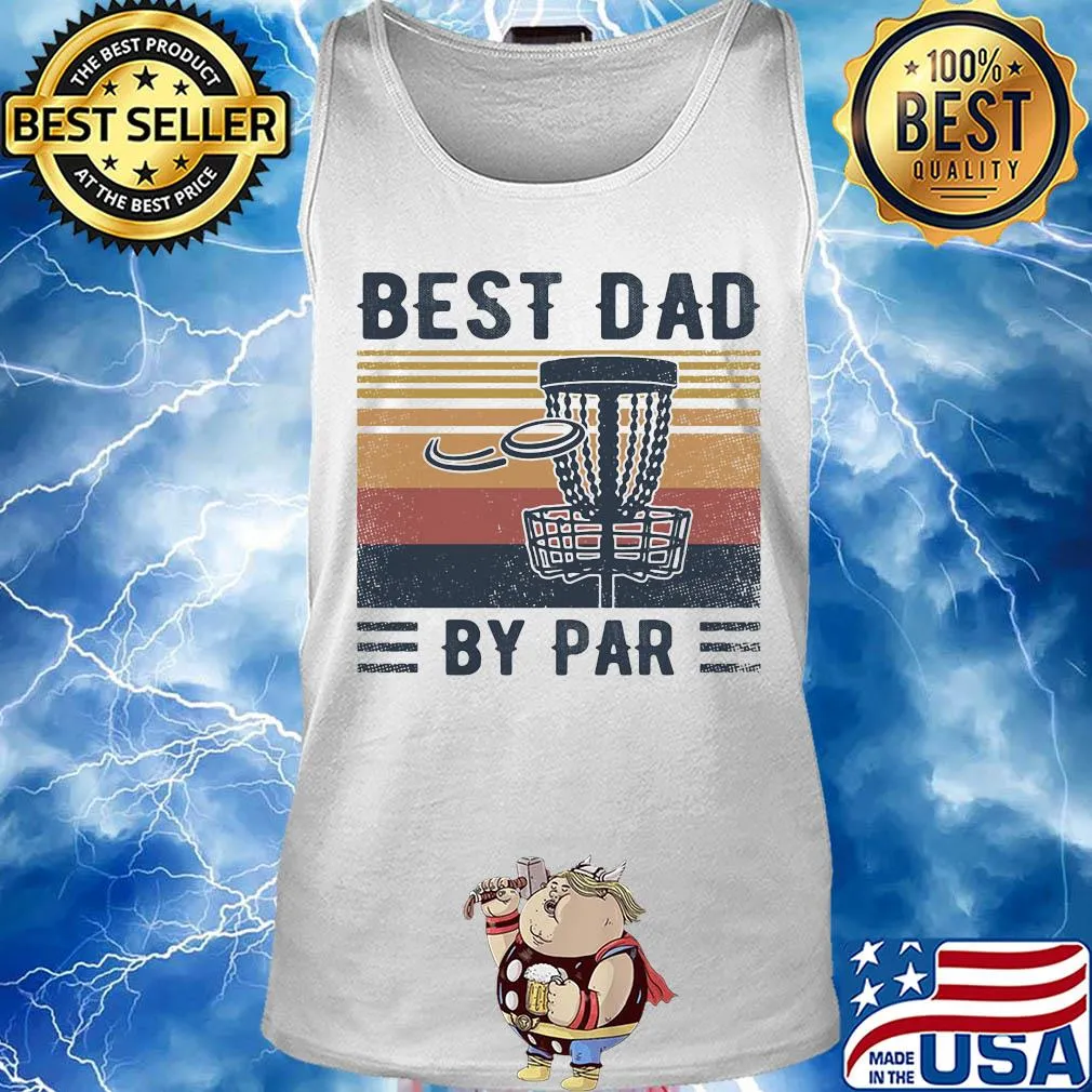 Lacrosse best dad by par happy father's day vintage retro s Tank top