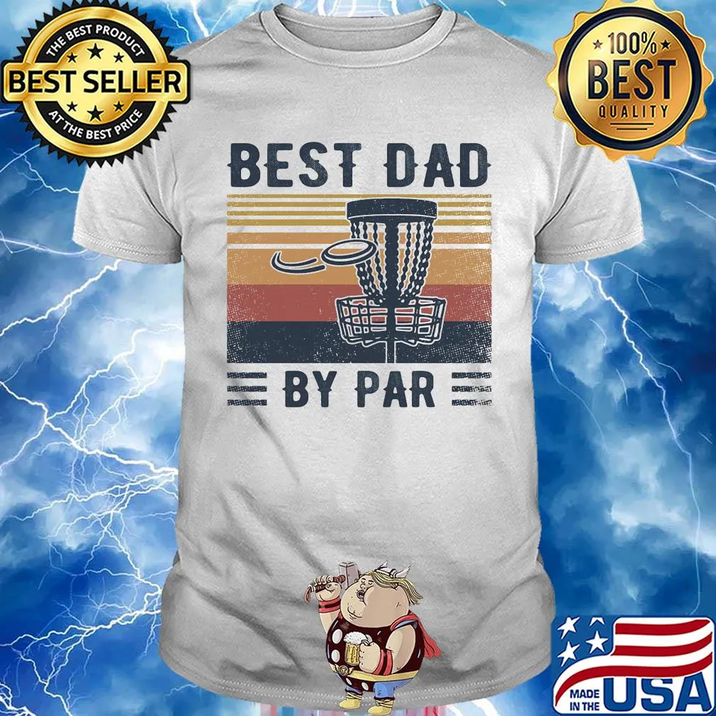 Lacrosse best dad by par happy father's day vintage retro shirt