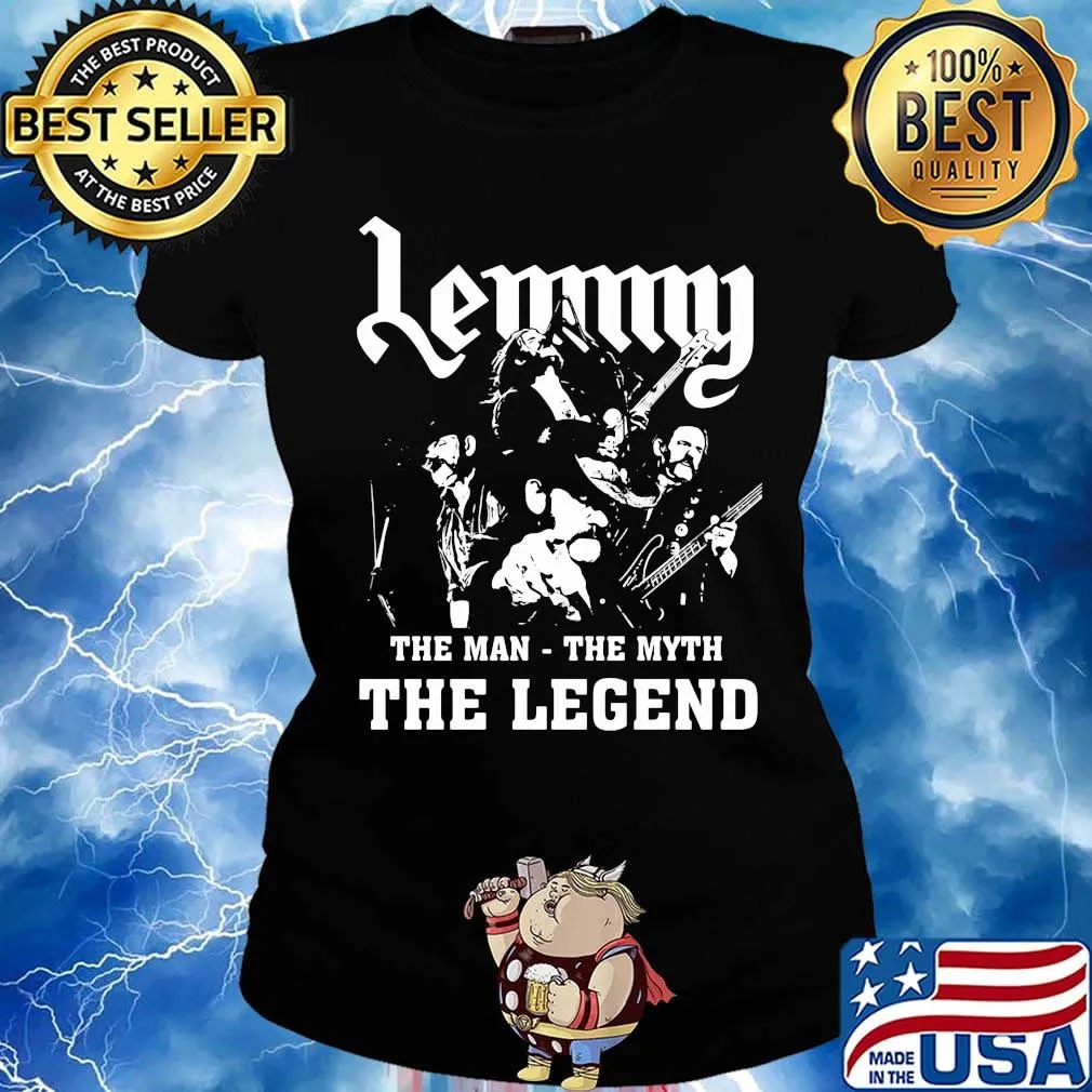 Lemmy the man the myth the legend s Ladies tee