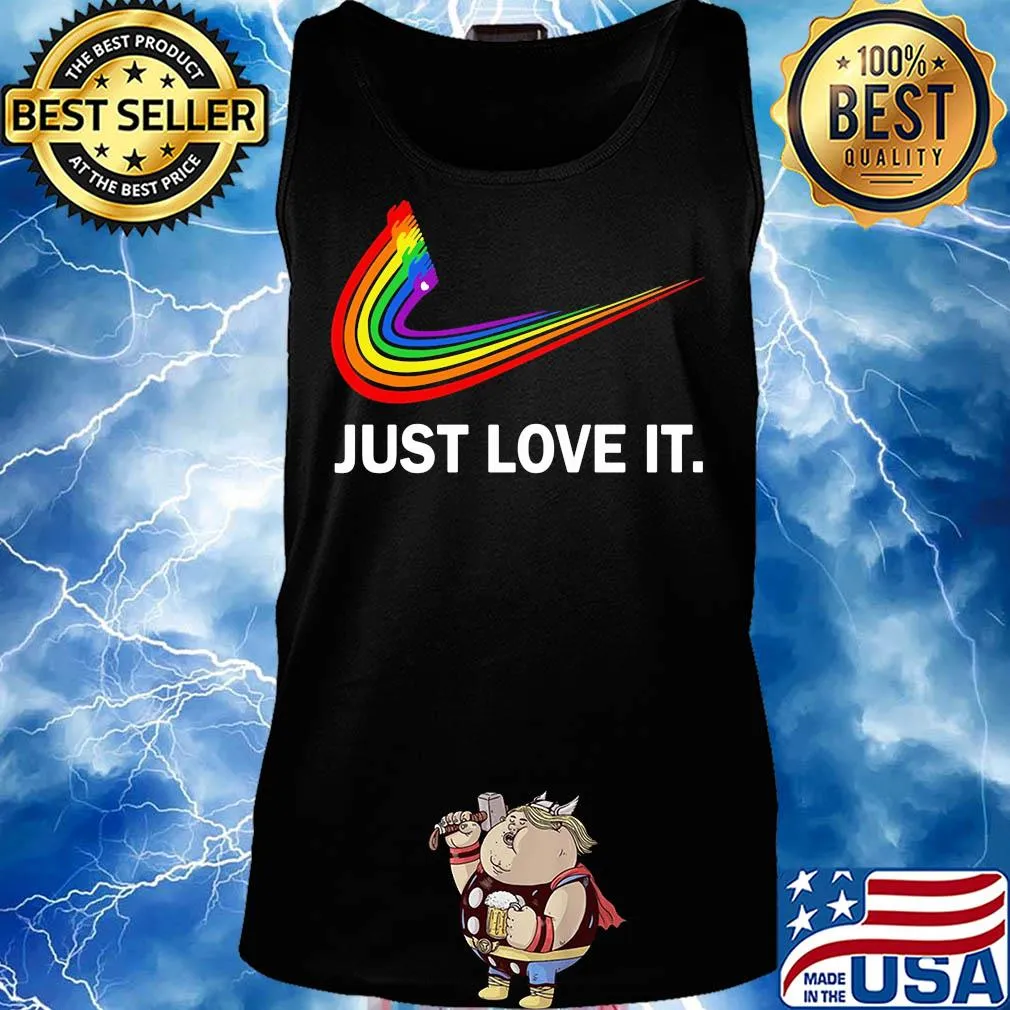 Lgbt nike just love its s Tank top