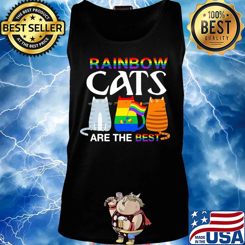 LGBT rainbow cats are the best s Tank top