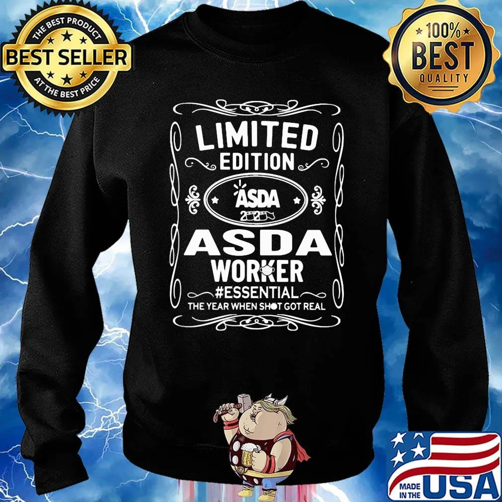 Limited edition asda worker essential the year when shit got real mask s Sweater