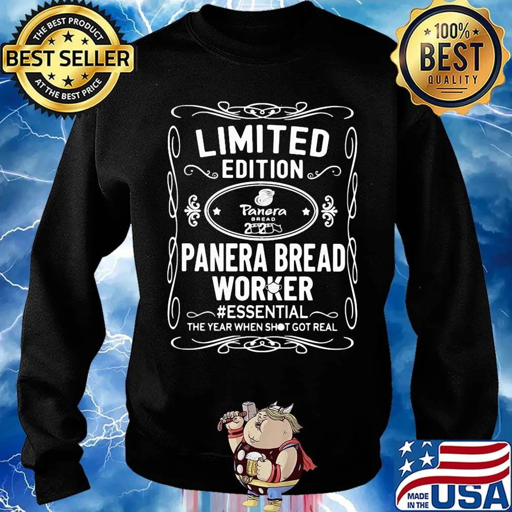 Limited edition panera bread worker essential the year when shit got real mask s Sweater