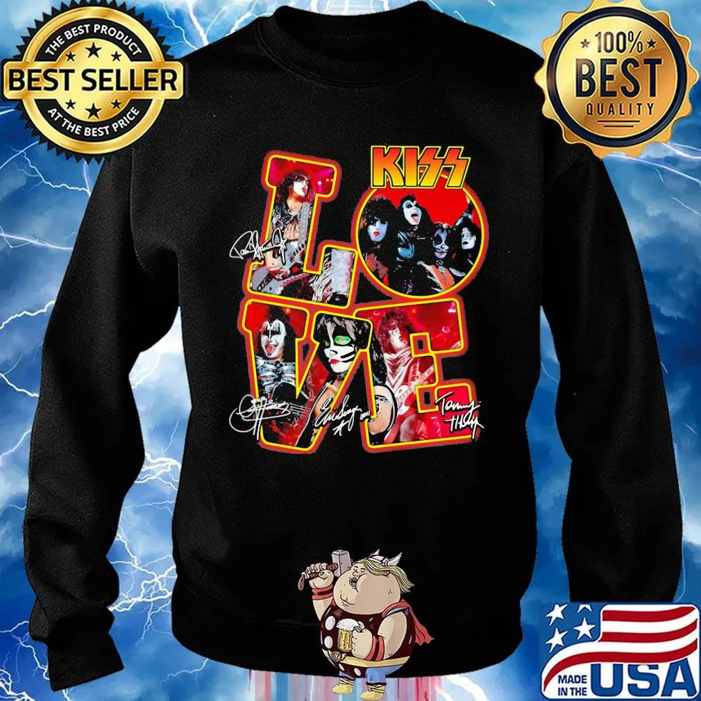 Love kiss band member signatures s Sweater