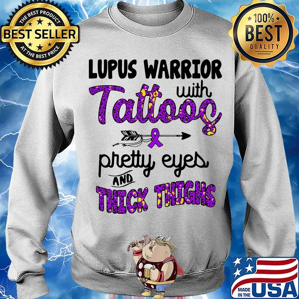 Lupus warrior with tattoos pretty eyes and thick thighs s Sweater